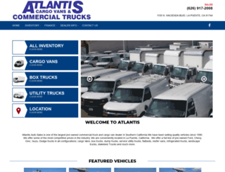 atlantiscargovans.com screenshot