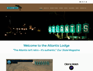 atlantislodge.com screenshot