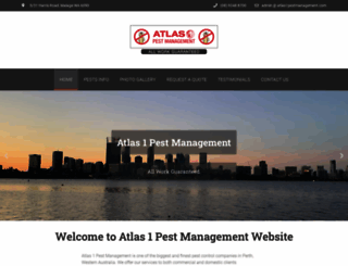 atlas1pestmanagement.com screenshot
