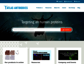 atlasantibodies.com screenshot
