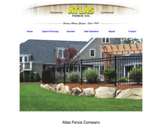 atlasfencing.com screenshot