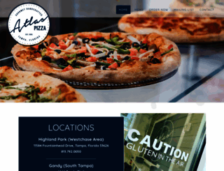 atlasgourmetpizza.com screenshot