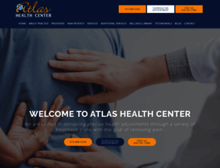 atlashealthcenter.net screenshot