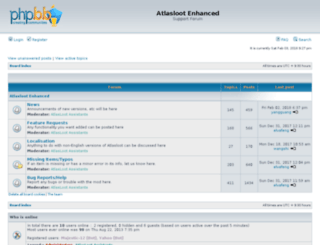 atlasloot.net screenshot