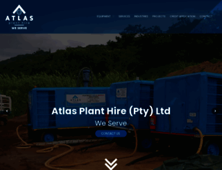 atlasplanthire.co.za screenshot