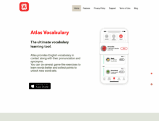 atlasvocabulary.com screenshot