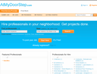 atmydoorstep.com screenshot