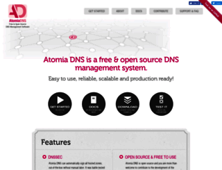 atomiadns.com screenshot
