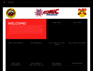 atomicfireworks.com screenshot