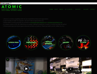 atomicshirtfactory.net screenshot