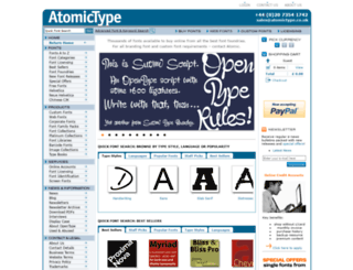 atomictype.co.uk screenshot