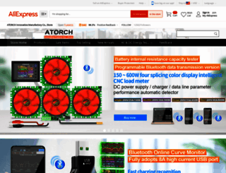 atorch.tr.aliexpress.com screenshot