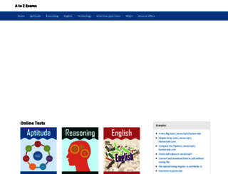 atozexams.com screenshot