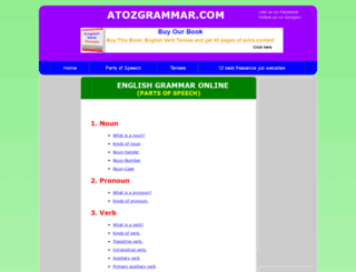atozgrammar.com screenshot