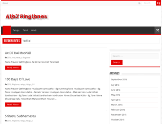 atozringtones.net screenshot
