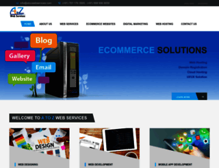 atozwebservices.com screenshot