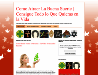 atraerlabuenasuerteya.blogspot.mx screenshot