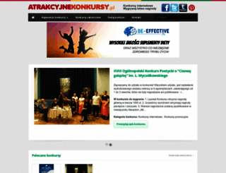 atrakcyjnekonkursy.pl screenshot