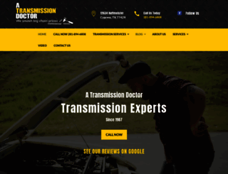 atransmissiondoctor.com screenshot