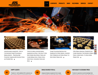 atsbakeryequipment.com screenshot