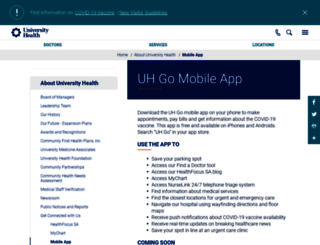 att.universityhealthsystem.com screenshot
