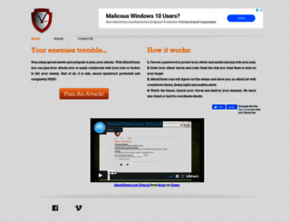 attacktimer.com screenshot