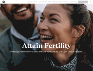 attainfertility.com screenshot