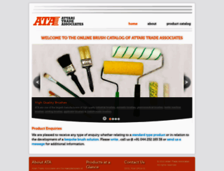 attaribrushes.com screenshot