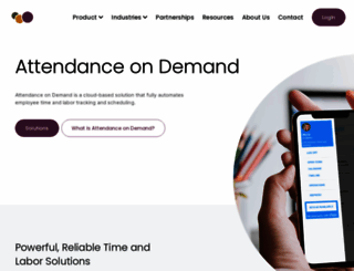 attendanceondemand.com screenshot