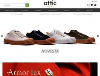 atticclothing.com screenshot