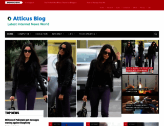 atticusblog.com screenshot