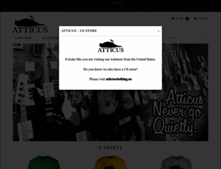 atticusclothing.com screenshot