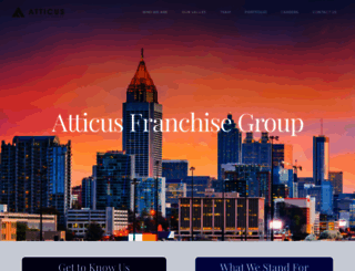 atticusfranchise.com screenshot