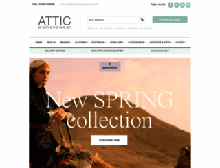 atticwomenswear.com screenshot