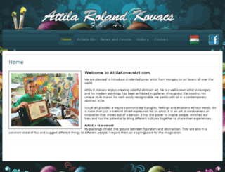attilakovacsart.com screenshot