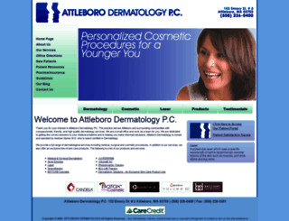 attleborodermatology.com screenshot