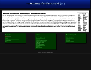 attorney-for-personal-injury.com screenshot