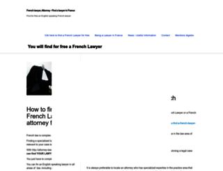 attorney-lawyer-france.com screenshot