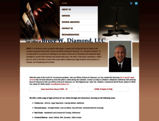 attorneybrucediamond.com screenshot