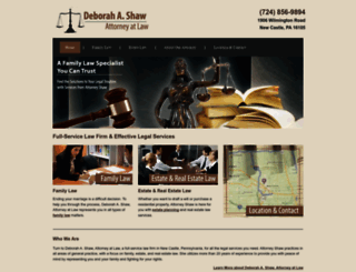attorneydeborahshaw.com screenshot