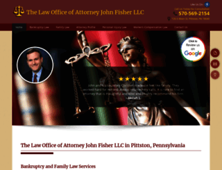 attorneyjohnfisherpa.com screenshot