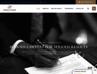 attorneyjoshpalmer.com screenshot