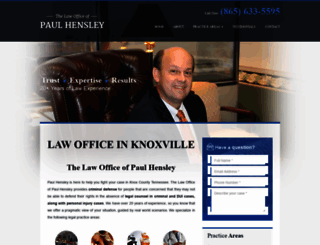 attorneyknoxvilletn.com screenshot