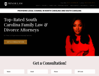 attorneyminor.com screenshot