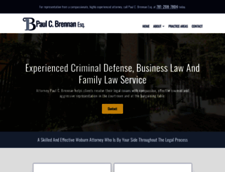 attorneypaulcbrennan.com screenshot