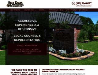 attorneyrickdavis.com screenshot