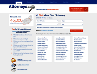 attorneys.co.za screenshot