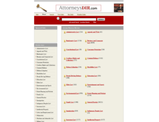 attorneysdir.com screenshot