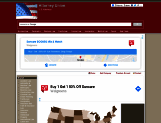 attorneyunion.org screenshot