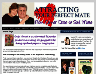 attractingyourperfectmate.com screenshot